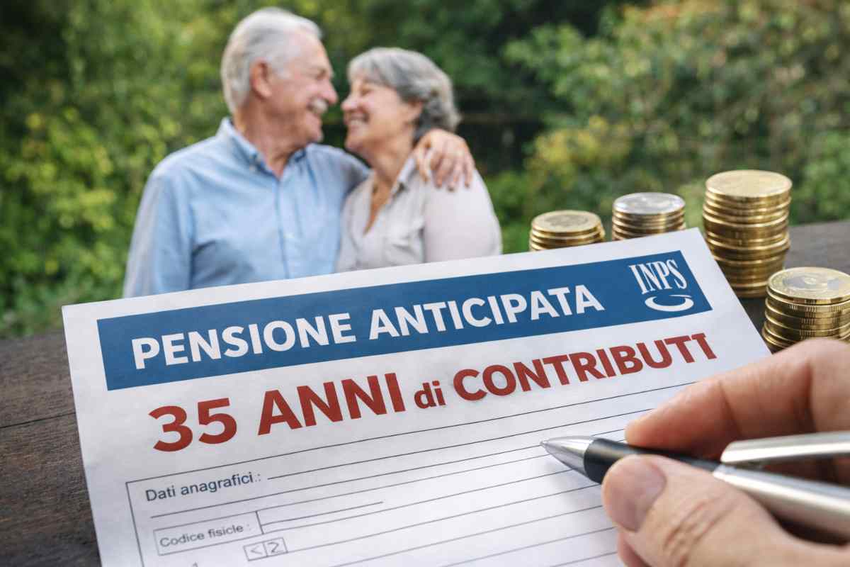 Pensione con 35 anni di contributi