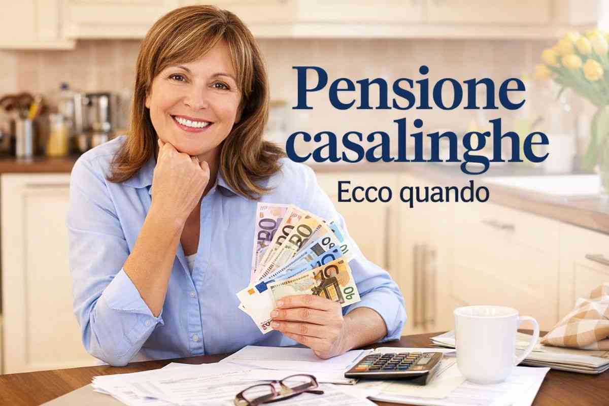 Casalinghe, come ottenere la pensione