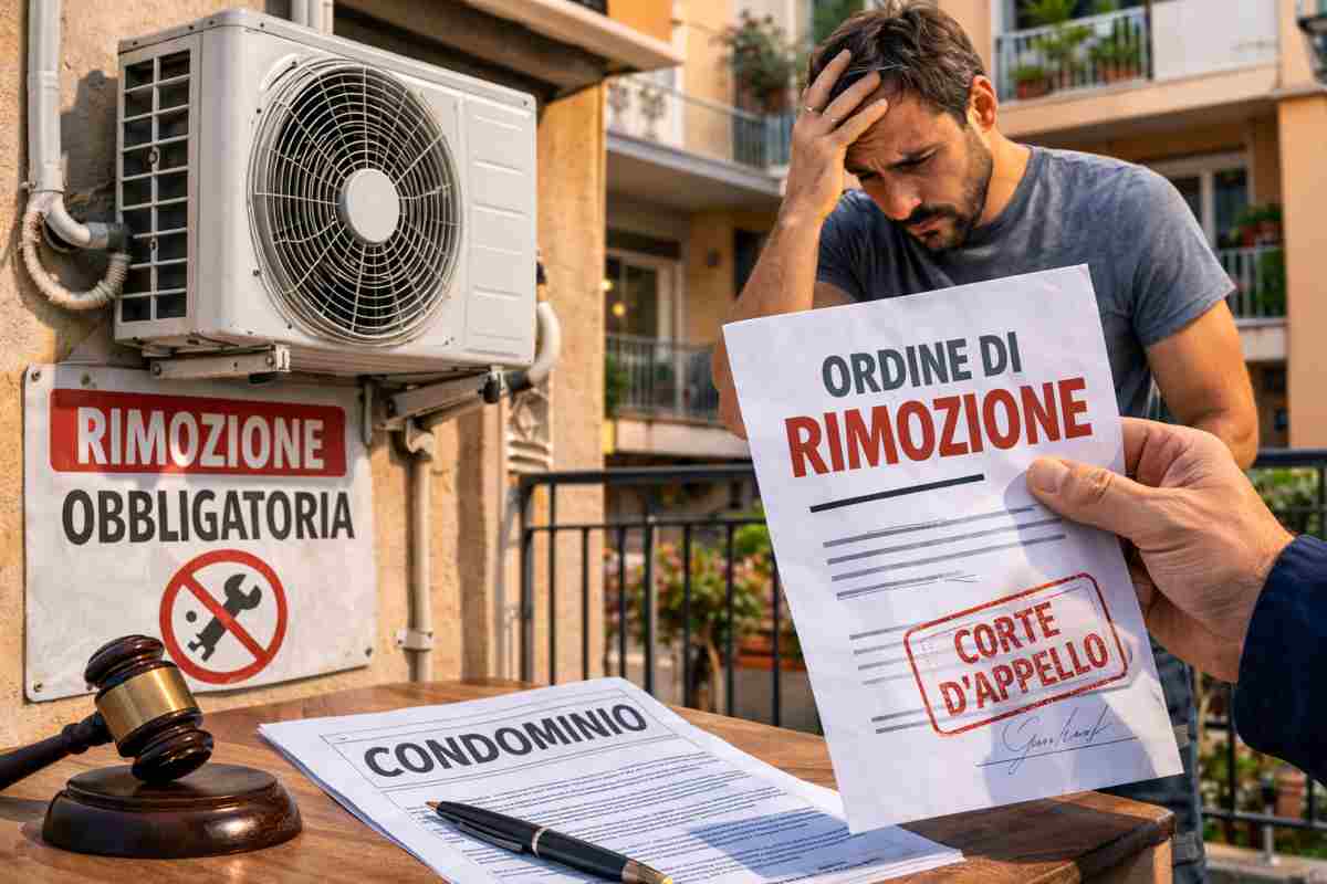 Rimozione condizionatore